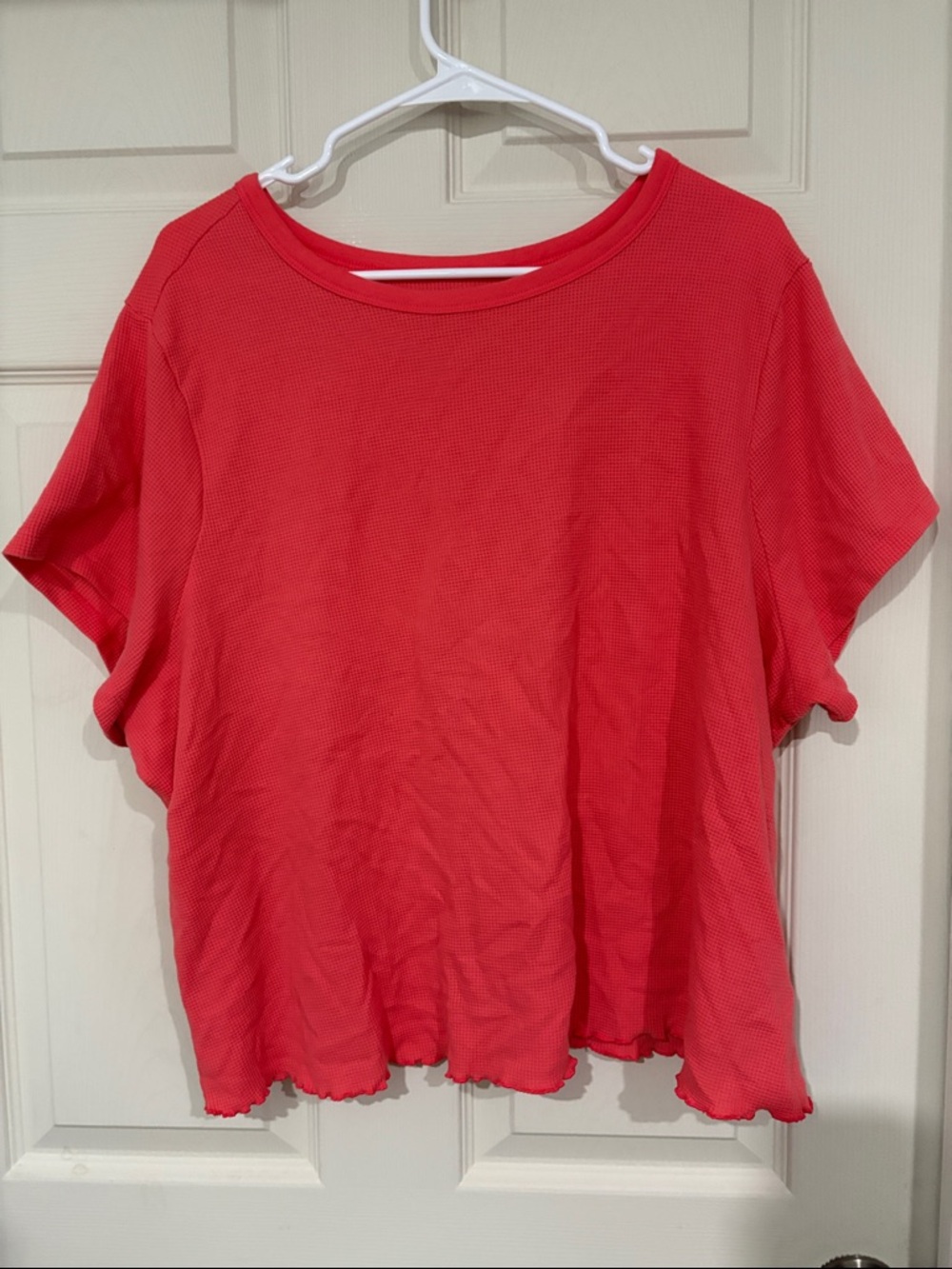 Old Navy Coral-Red Short Sleeve Women's Tee